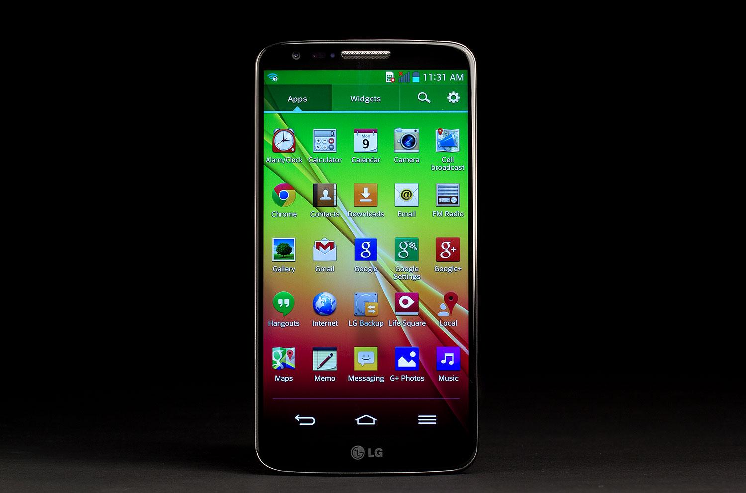 LG G2 Phone front home screen