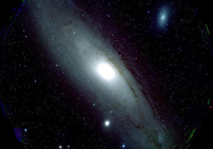 stunning view of andromeda captured