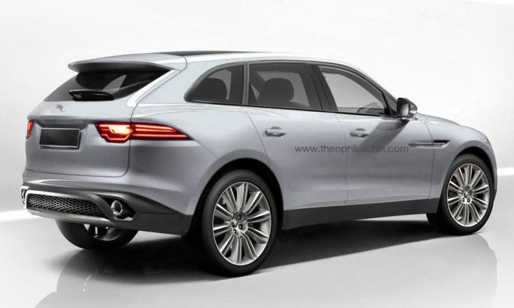 jaguar c x17 renderings depict a more boring take on production version of suv rear primary