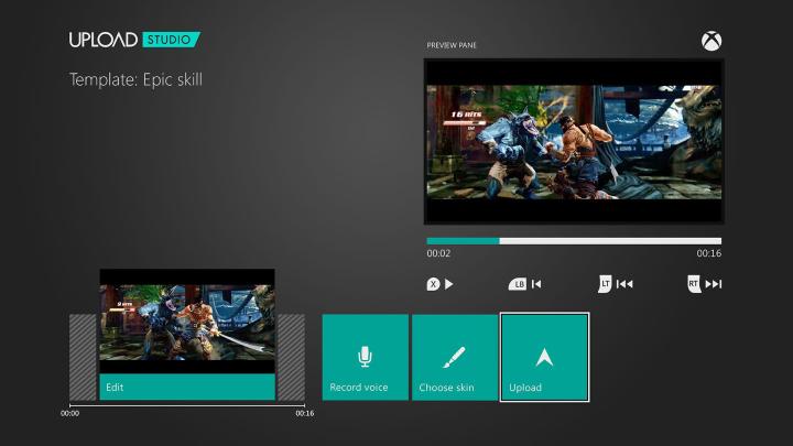 xbox one game capture allows for lengthy clips picture in commentary upload studio
