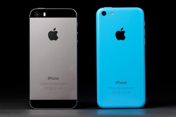 apple iphone 5c vs 5s rear