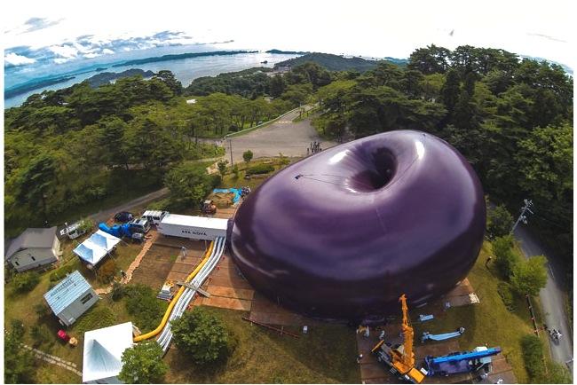 worlds first inflatable concert hall debuts in japans disaster area ark nova 3