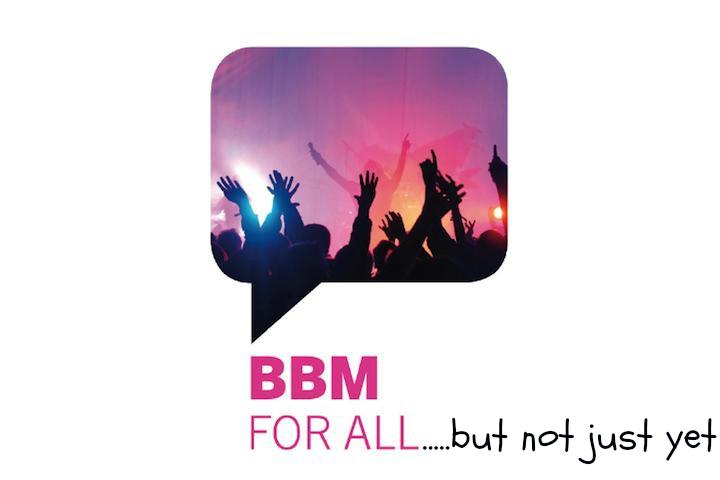 blackberry bbm app for android and ios delayed messenger