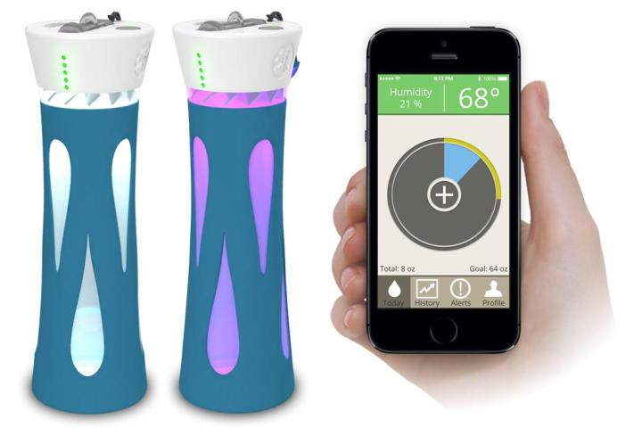 BluFit Water Bottle and mobile application