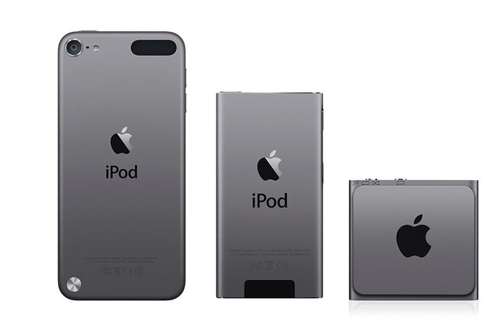 iPod Space Gray Range