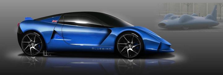 bluebird dc50 electric sports car