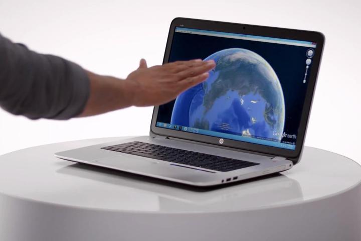 hp debuts first leap motion gesture control laptop