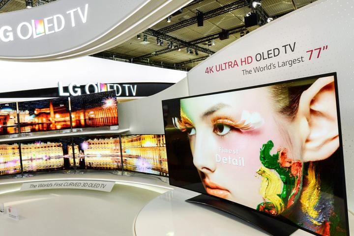 LG's 77-inch 4K OLED TV