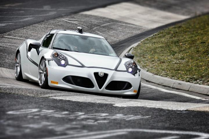 the amazing alfa romeo 4c wows with a record breaking 804 lap time at nurburgring on