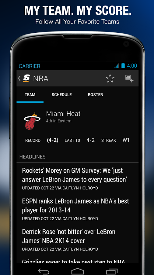 Scores App: for NBA Basketball - Apps on Google Play