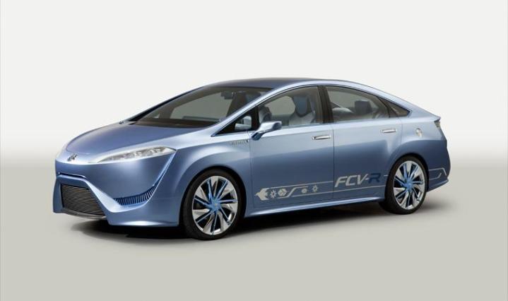 the next prius toyota introduces prototype hydrogen fuel cell car fcv