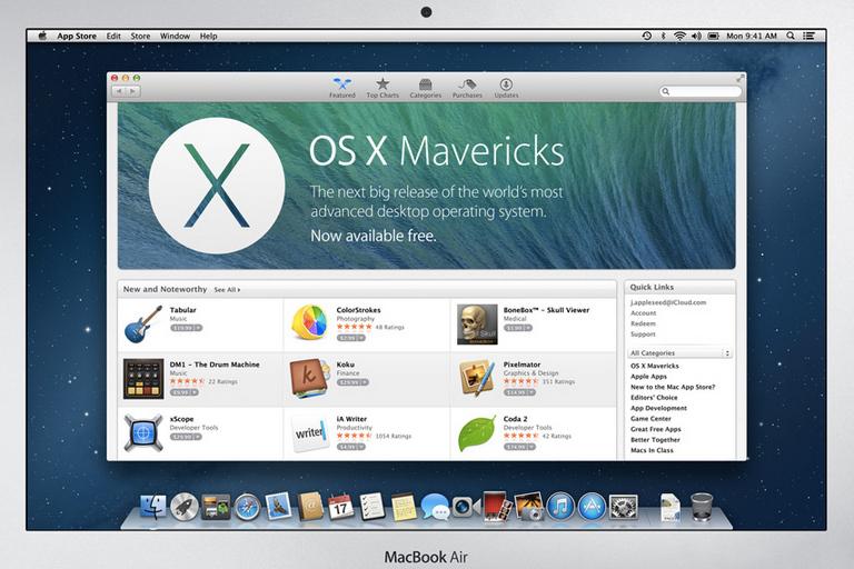 four alleged images of mac os x 10 leak prior to wwdc 2014 mavericks macbook