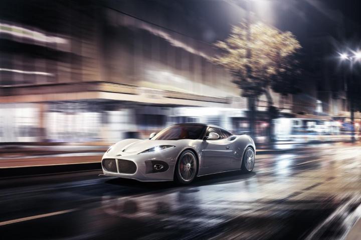 will the spyker b6 venator have heart of a toyota front three quarter motion