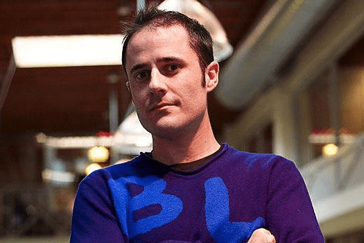 Former Twitter CEO Evan Williams wearing a blue shirt.