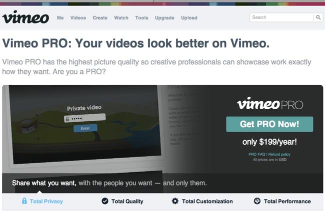 vimeo sweetens professional video hosting with more storage and unlimited plays pro