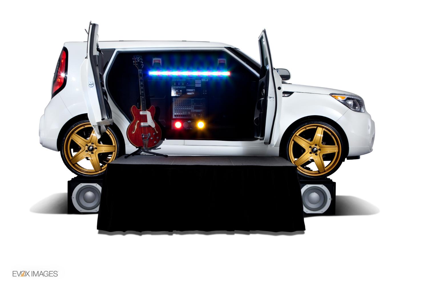first hamsters now kia creates gaudy area music themed souls sema amped soul