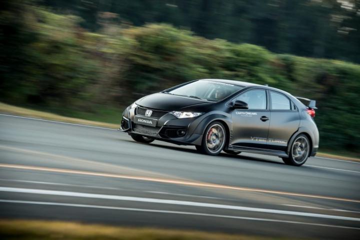 honda civic type r gets turbocharged earth dreams engine with 280 hp prototype