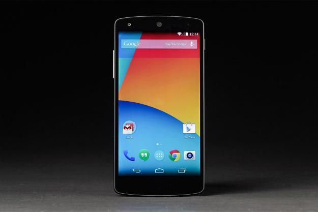 Google Nexus 5 review front android home