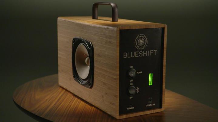wireless bamboo speaker charges 5 minutes plays 6 hours helium header