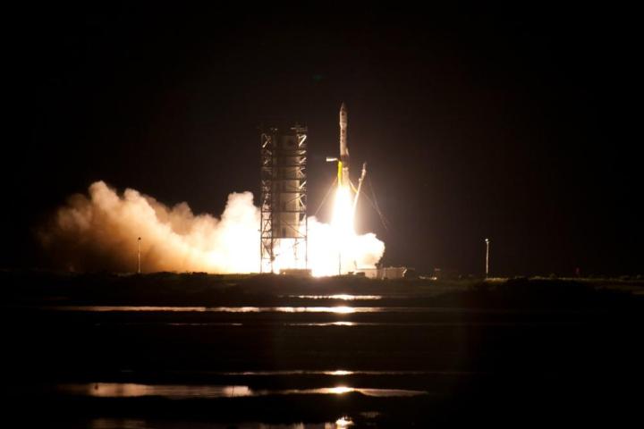 first satellite designed and built by high school sent into space launch of minotaur 1