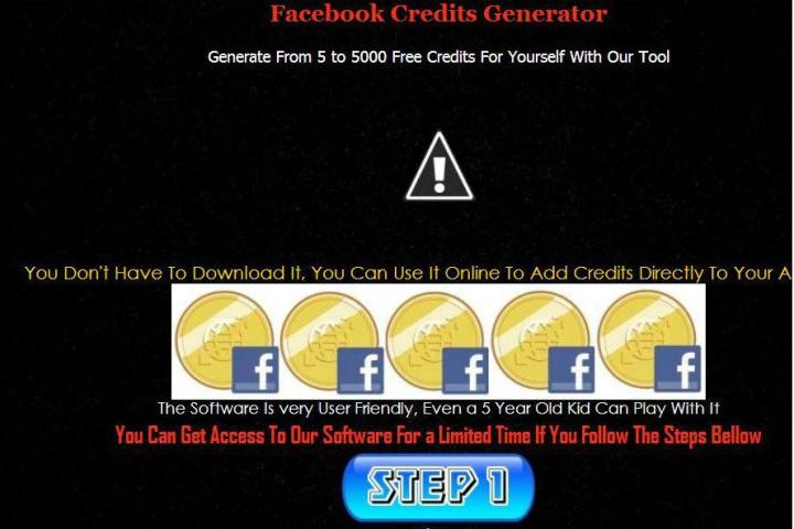 new facebook scam offers thing doesnt exist anymore goes viral anyway fb credit header