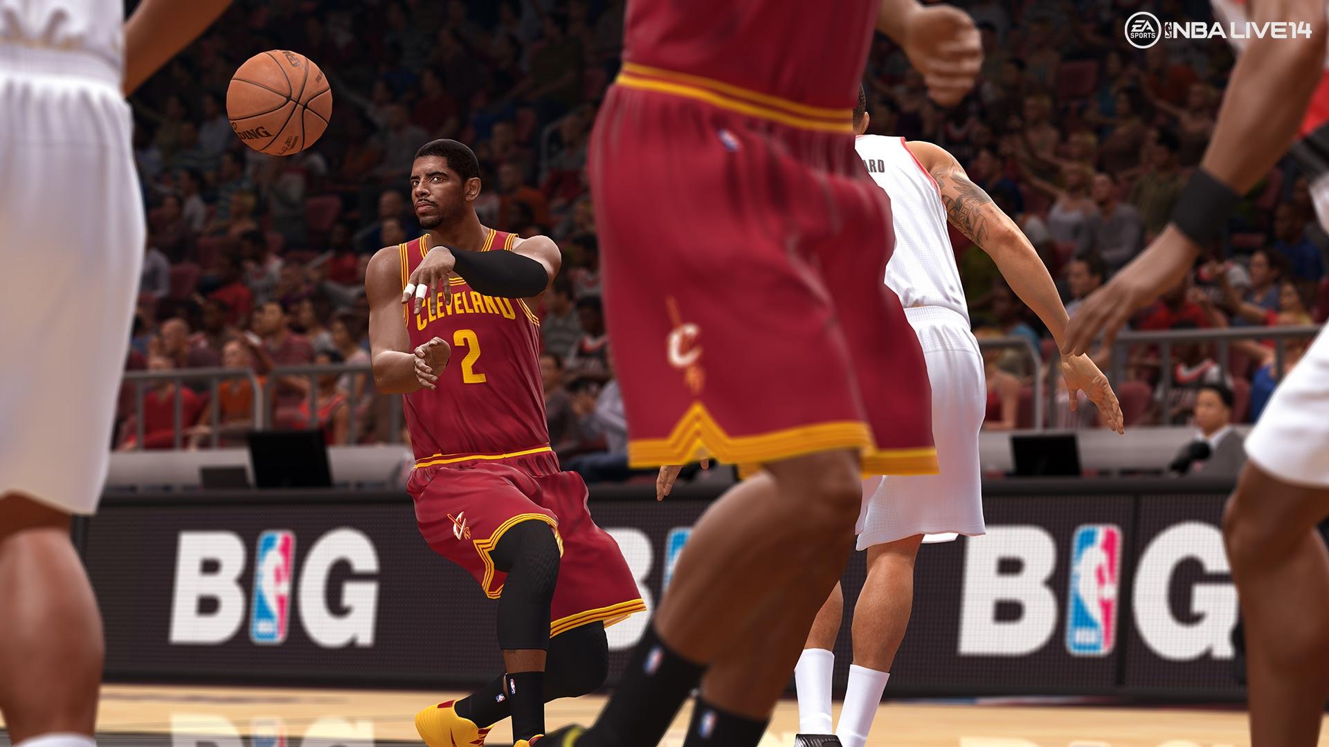 nba live 14 preview nbalive14 ps4 kyrie irving pass