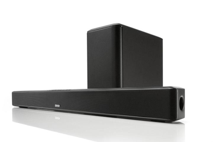 denon unveils first ever sound bar entry just time holiday reclusion 130505 dht s514 product 3 4 view with subwoofer xl edit