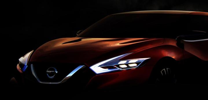 nissan sport sedan concept slated 2014 detroit auto show debut teaser