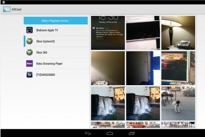 allcast android streaming chromecast support coming screenshot