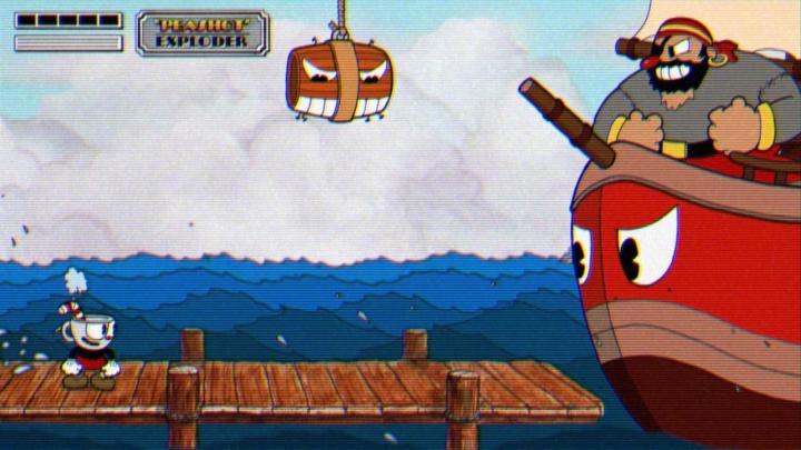 cuphead channels early disney animation 2d running gunning fighting