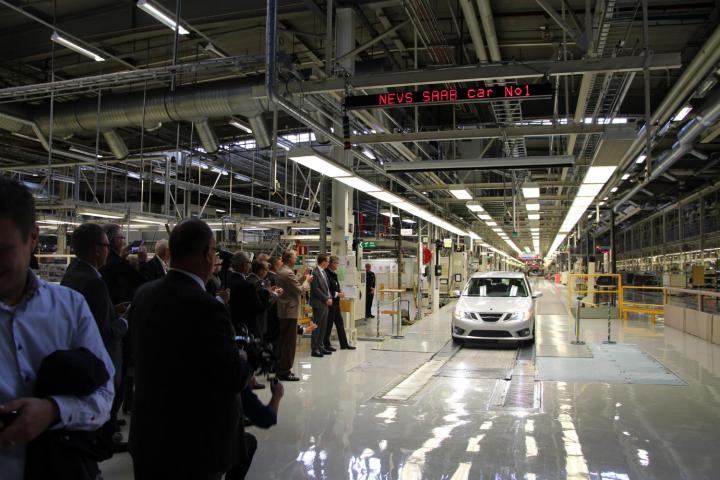 night living saab reanimated automaker begins production 9 3 first new