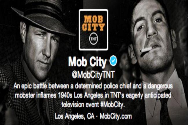 tnt tweet screenplay new show mob city twitter