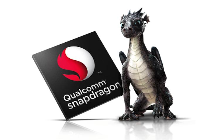 Snapdragon Chip with Dragon