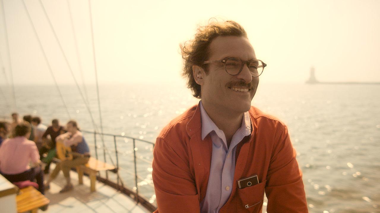 Joaquin Phoenix in Her, on Netflix