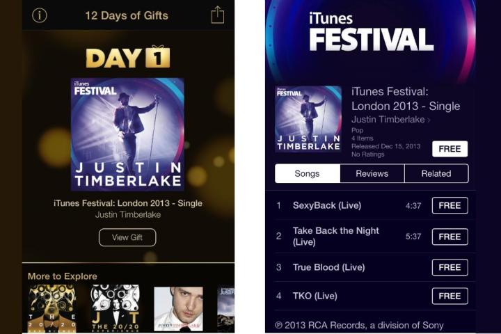 apple 12 days of gifts freebies