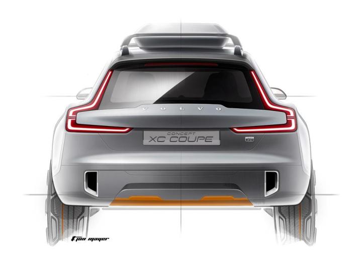 detroit auto show volvo to unveiled concept xc coupe teaser