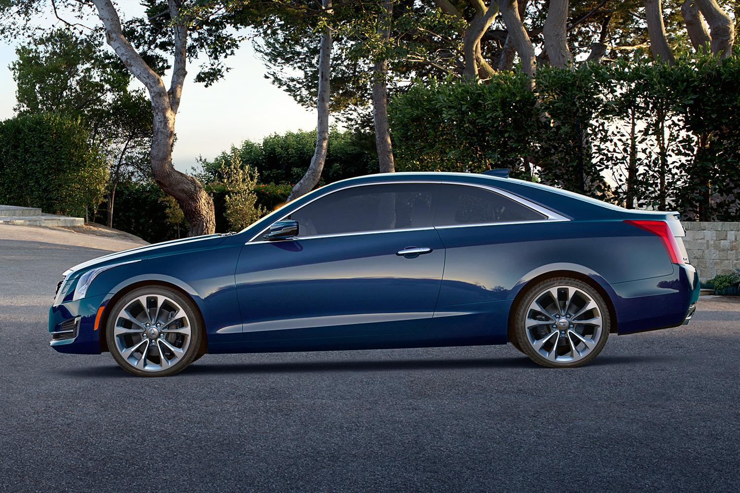 2015 Cadillac ATS Coupe news left blue