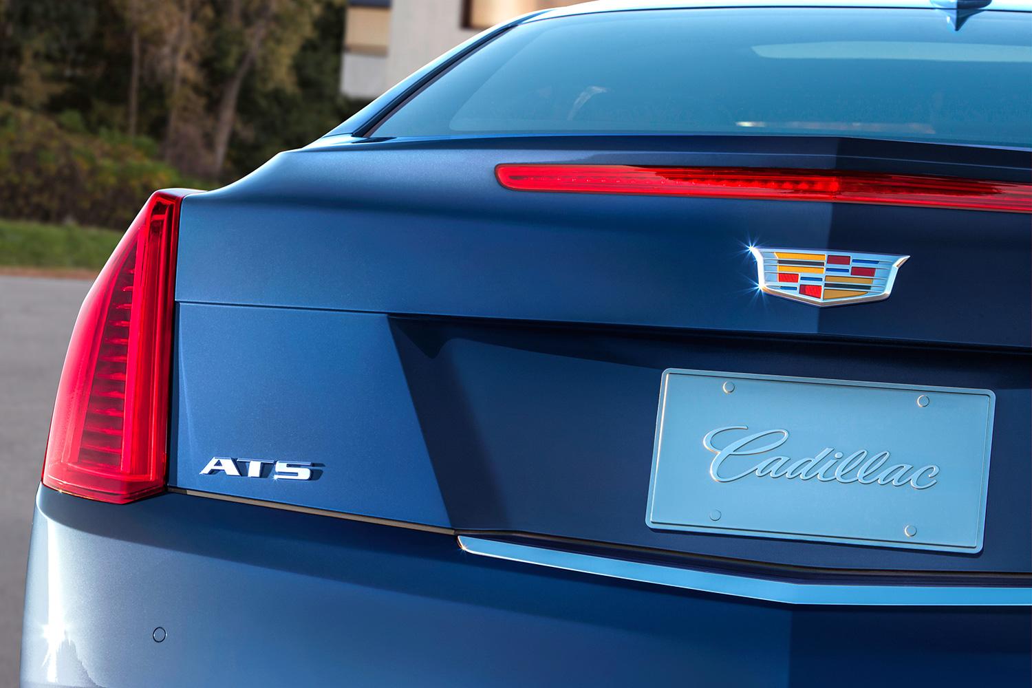 2015 Cadillac ATS Coupe news rear macro blue