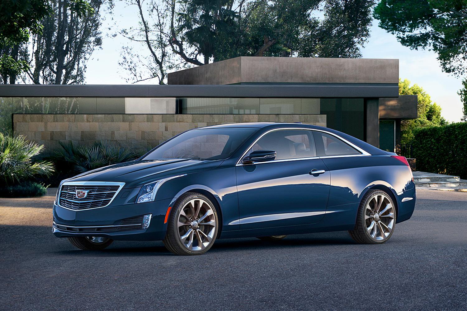 2015 Cadillac ATS Coupe news three quarter blue
