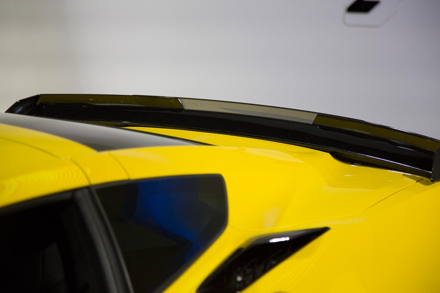 2015 Chevrolet Corvette Z06 spoiler macro