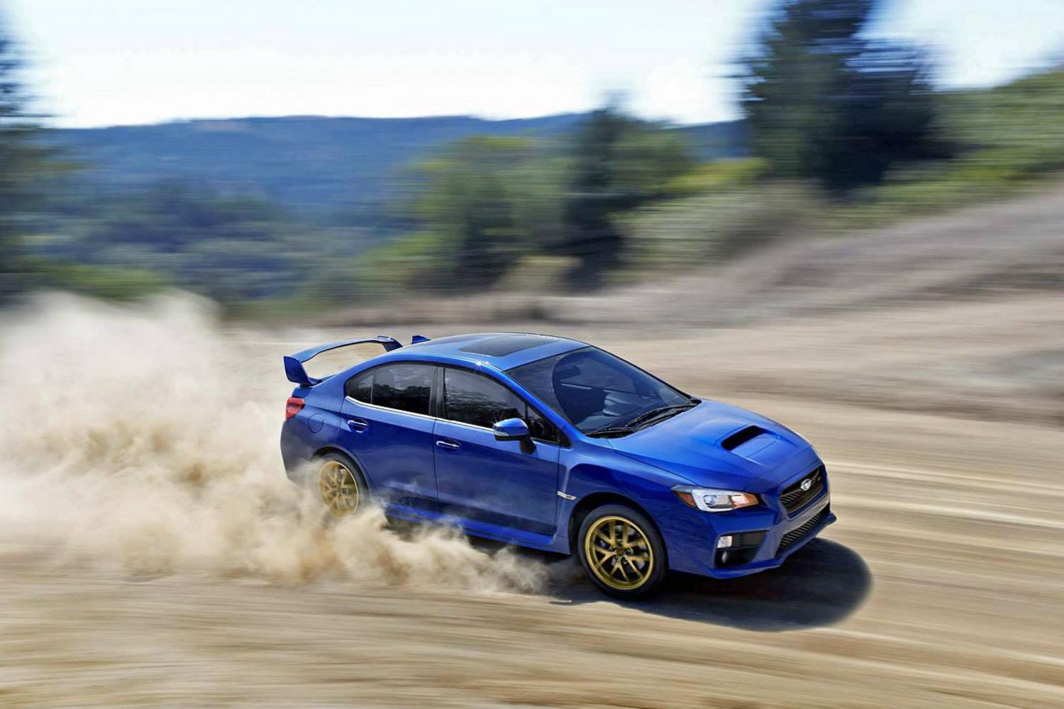 2015 Subaru WRX STI news front right motion