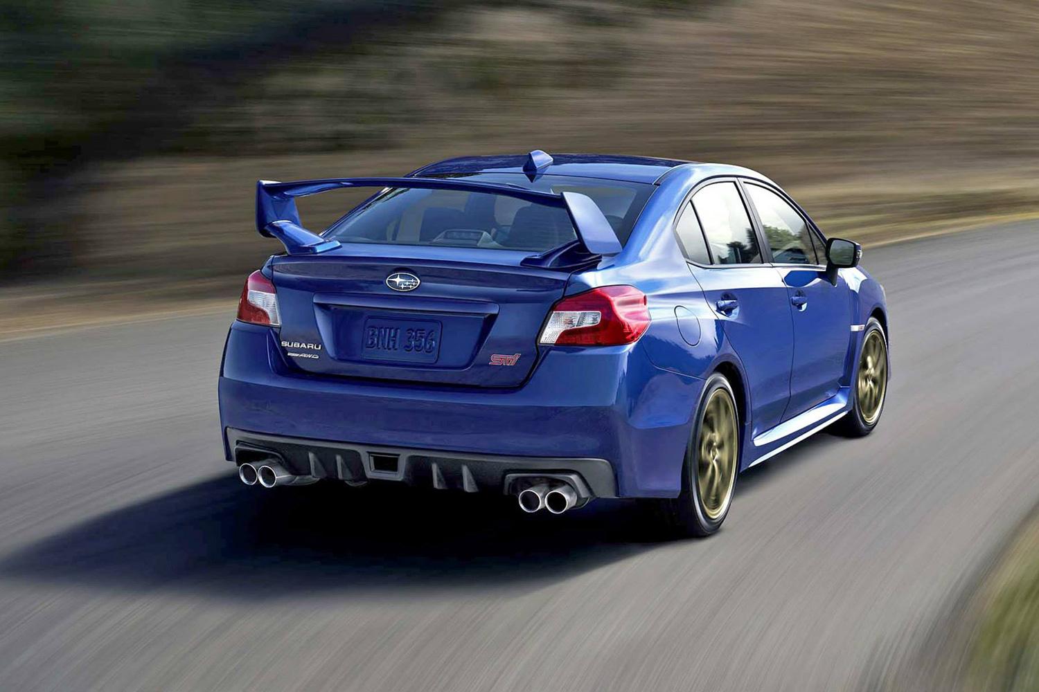 2015 Subaru WRX STI news rear right motion