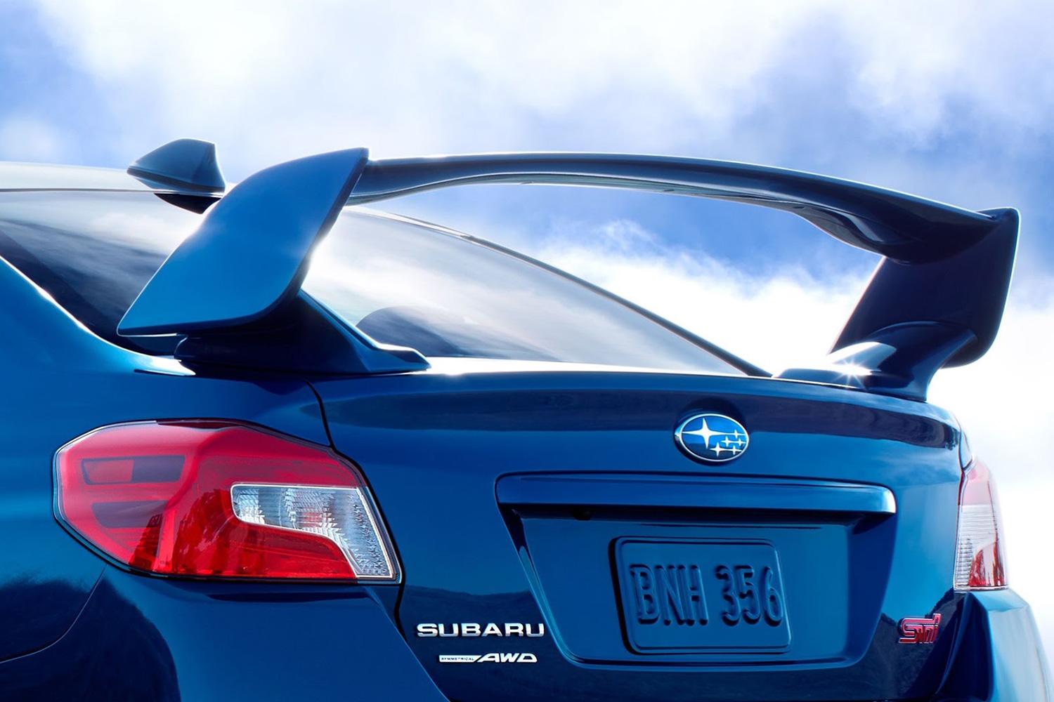 2015 Subaru WRX STI news spoiler macro