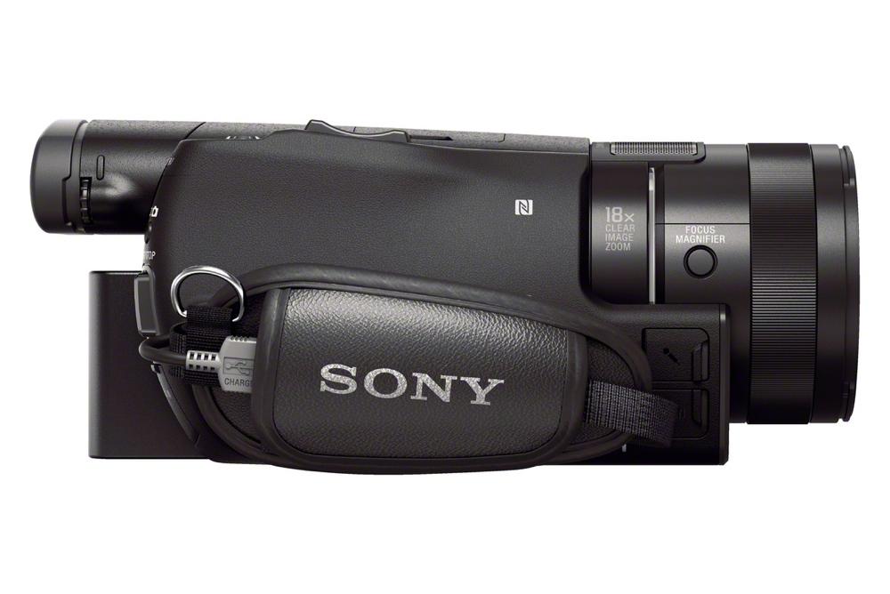 sony announces fdr ax100 4k handycam camcorder ax100b grip 1200
