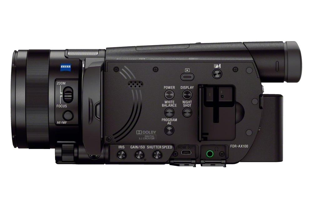 sony announces fdr ax100 4k handycam camcorder ax100b terminal 1200