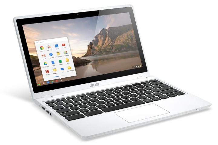 acer reveals new 300 c720p 2600 chromebook early january release date white touch right angle
