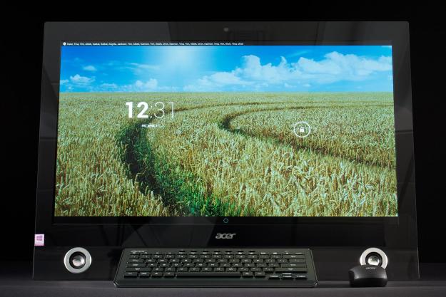 Acer TA272HUL review android home screen