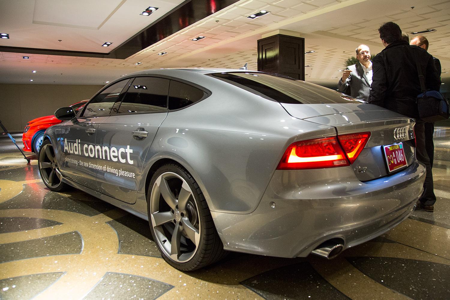Audi A7 Autonomous back angle