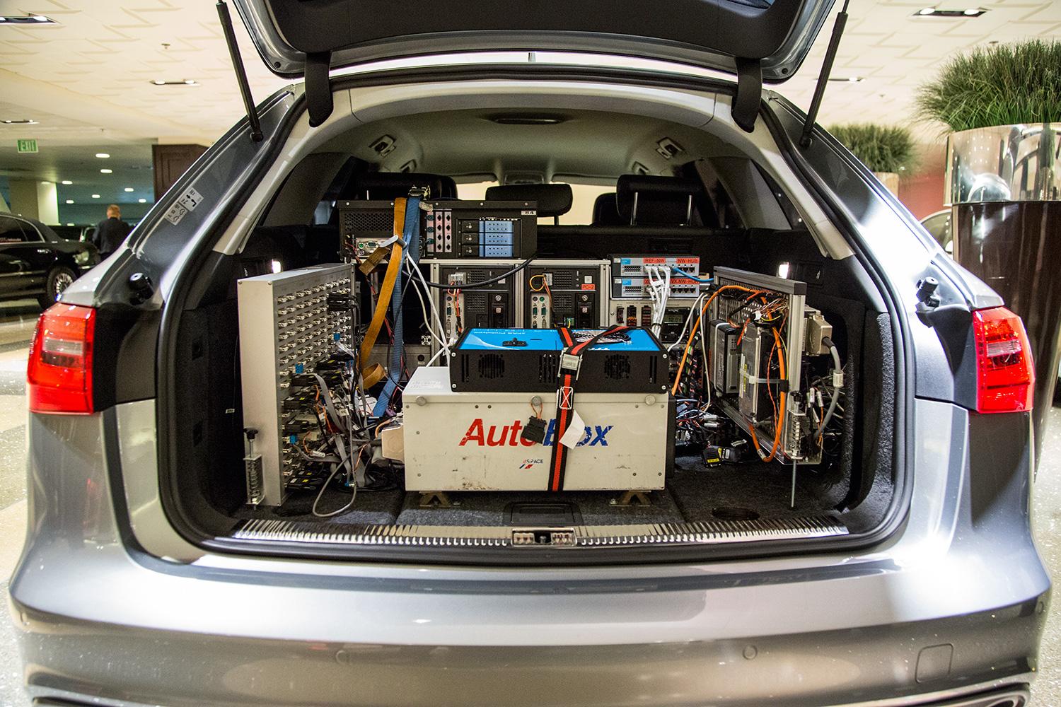 Audi A7 Autonomous trunk sensors
