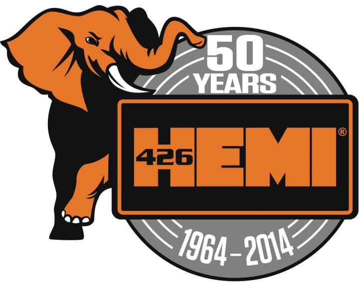 chrysler 426 hemi 50th anniversary mopar logo